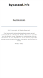 Mobile Screenshot of bypassed.info